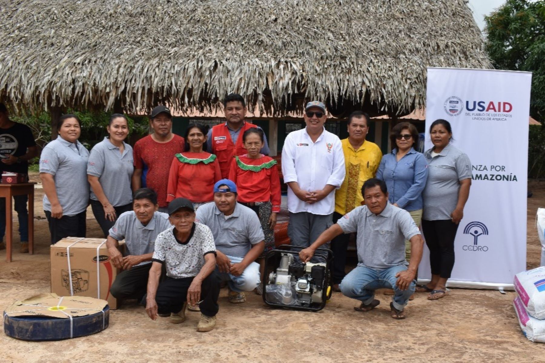 Comunidades beneficiadas por la Alianza por la Amazonía. Foto: ANDINA/Difusión