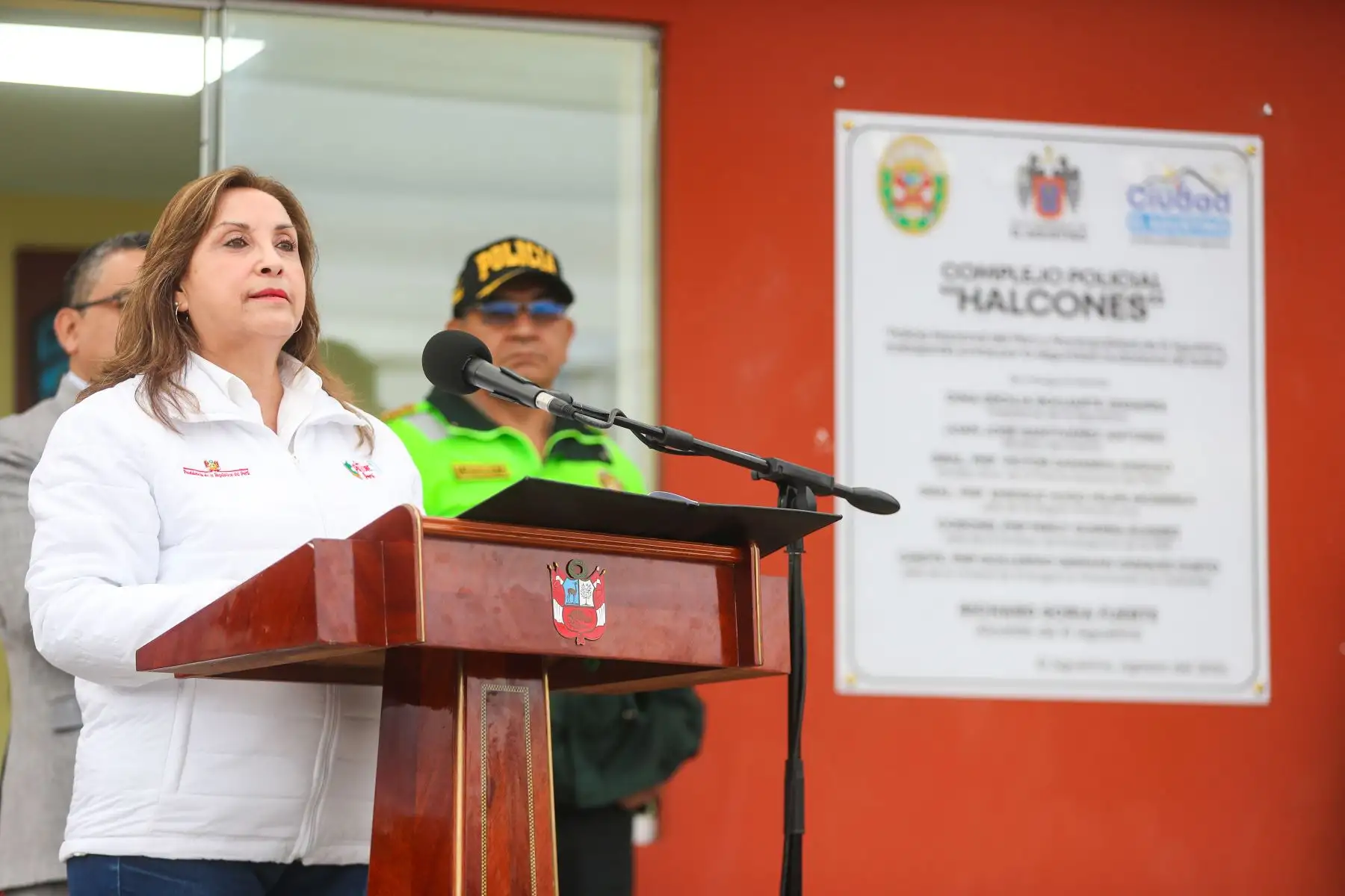 Inauguración de la Base Escuadrón Motorizado de Intervenciones de Riesgo – EMIR, de la Unidad Policial. Foto: ANDINA/Prensa Presidencia