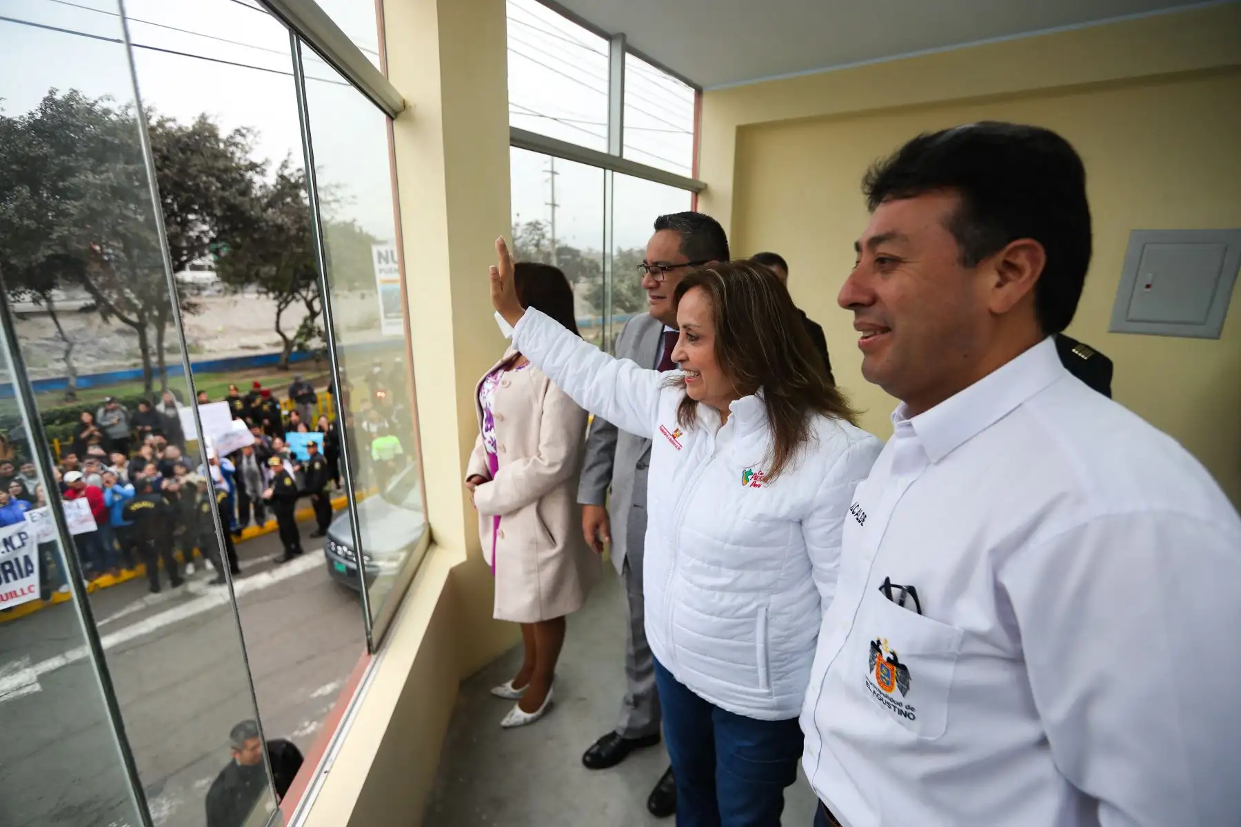 Inauguración de la Base Escuadrón Motorizado de Intervenciones de Riesgo – EMIR, de la Unidad Policial. Foto: ANDINA/Prensa Presidencia
