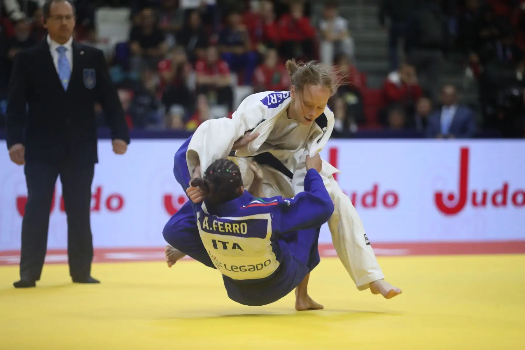 Campeonato Mundial de Judo Lima 2024.
Polideportivo 1 de la VIDENA.


Foto: ANDINA / Lino Chipana.