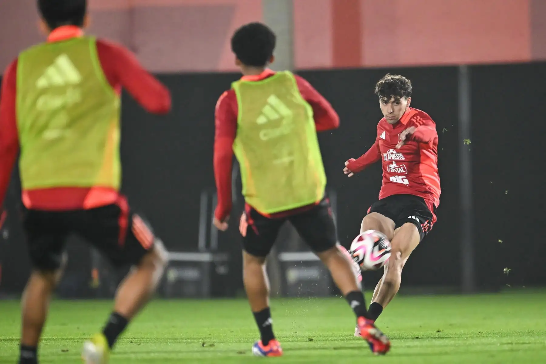 Selección peruana realizó segundo entrenamiento en la Videna de cara al encuentro frente a Colombia el próximo 6 de septiembre

Foto:ANDINA/FPF