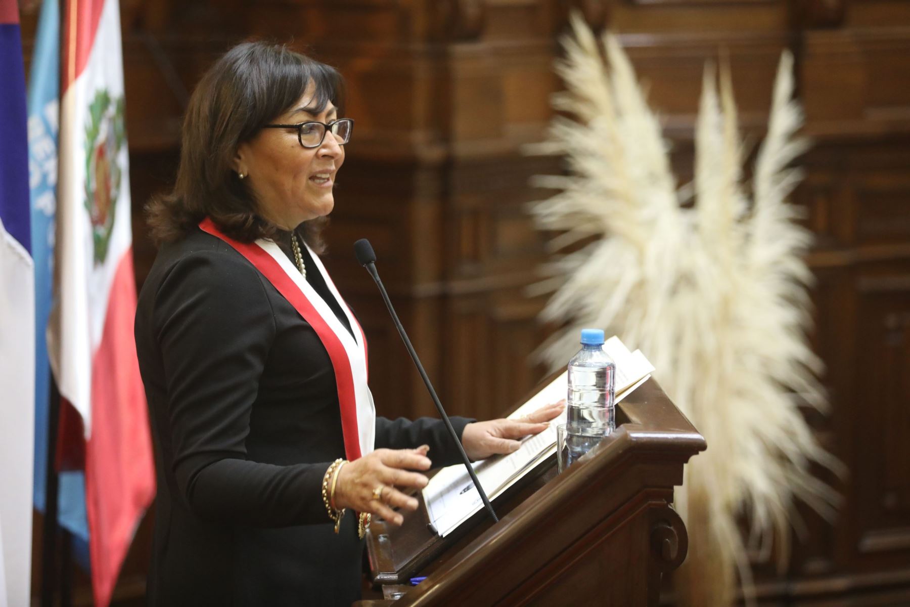 Congresista Milagros Jauregui, autora del proyecto de ley. ANDINA/Difusión