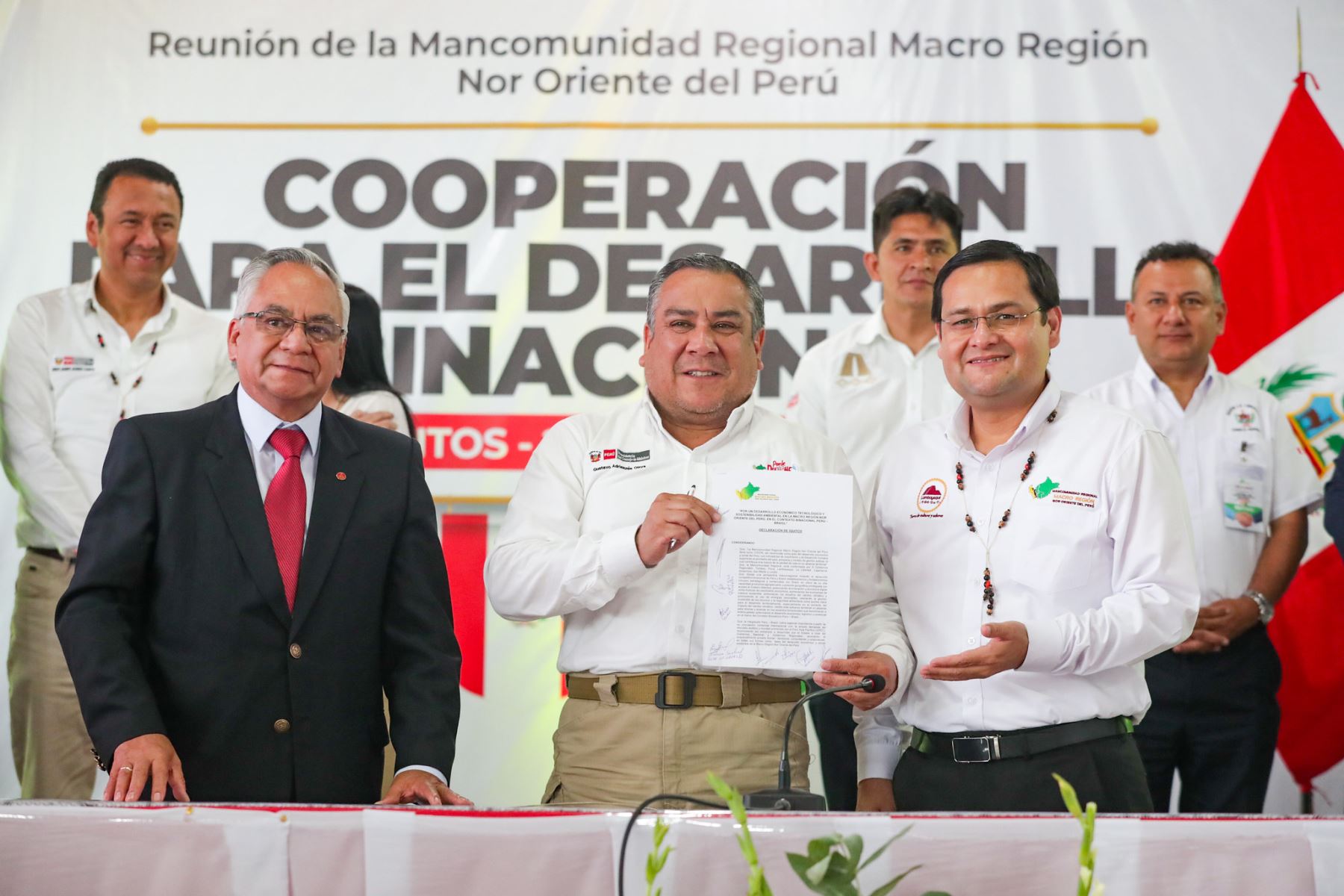 Presidente del Consejo de Ministros, Gustavo Adrianzén, participó en foro binacional en Iquitos.