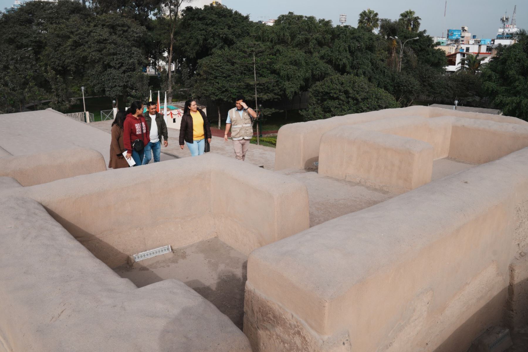 Huaca Santa Catalina en la Victoria. Foto: Andina/Cortesía