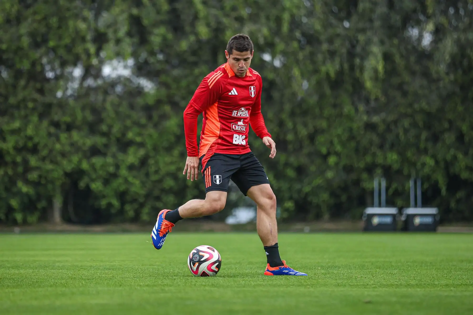 Selección peruana entrena para su próximo partido en las eliminatorias del Mundial 2026. Foto: FPF