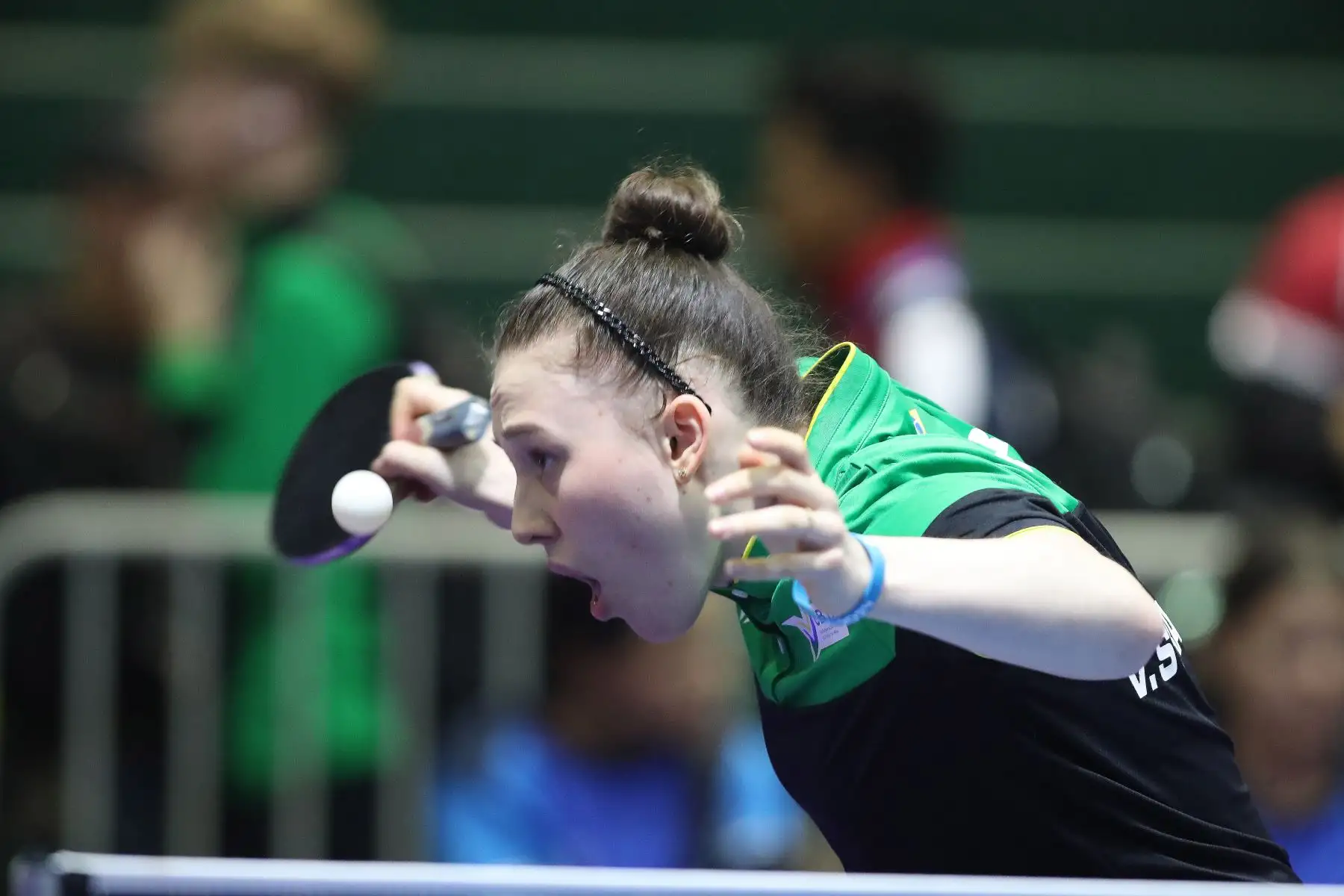 Victoria Strassburger ( Brasil ).
Los mejores tenismesistas juveniles del continente participan  en el Campeonato Panamericano Juvenil Lima 2024, el cual es clasificatorio al Mundial de la categoría que se realizará en noviembre en Suecia. Foto : ANDINA/ Lino Chipana.