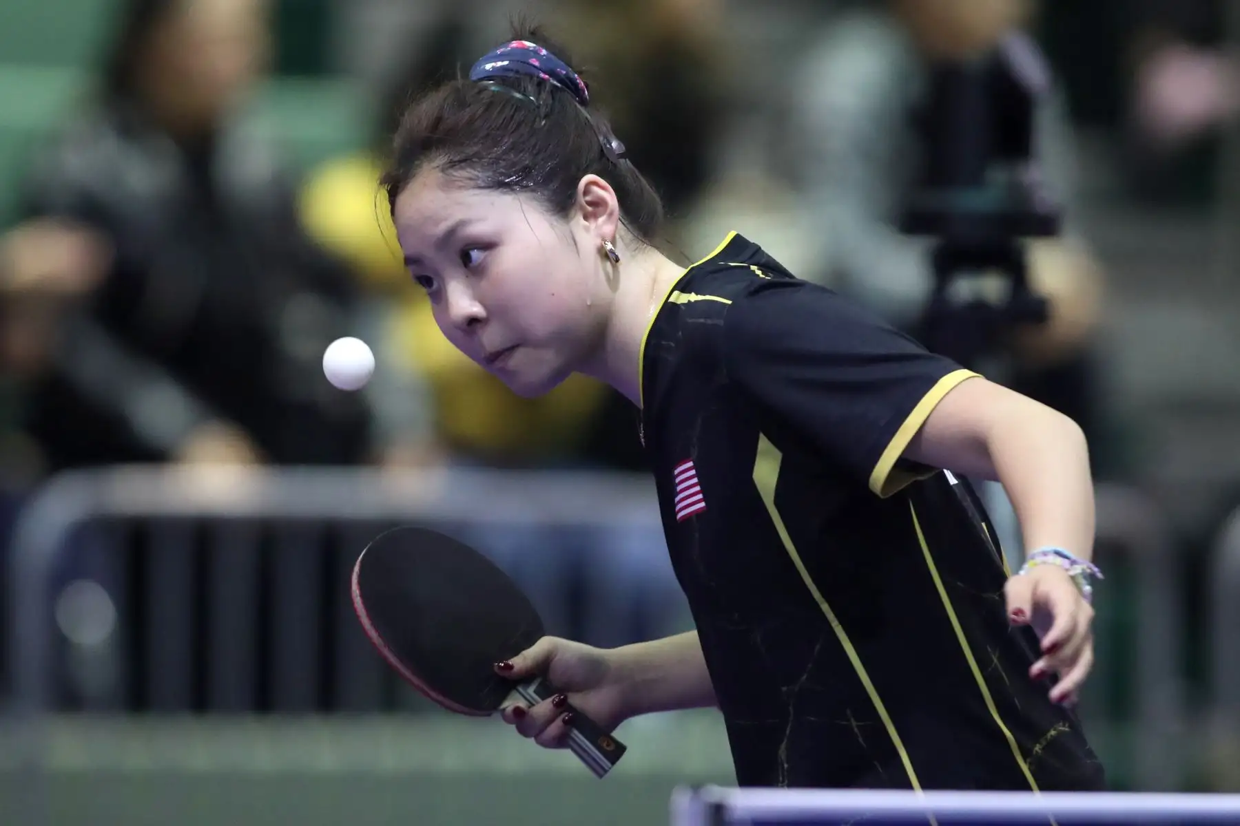 Rachel Wang ( Estados Unidos ).
Los mejores tenismesistas juveniles del continente participan  en el Campeonato Panamericano Juvenil Lima 2024, el cual es clasificatorio al Mundial de la categoría que se realizará en noviembre en Suecia. Foto : ANDINA/ Lino Chipana.