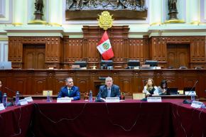 Comisión de Constitución del Congreso de la República. Foto: Cortesía