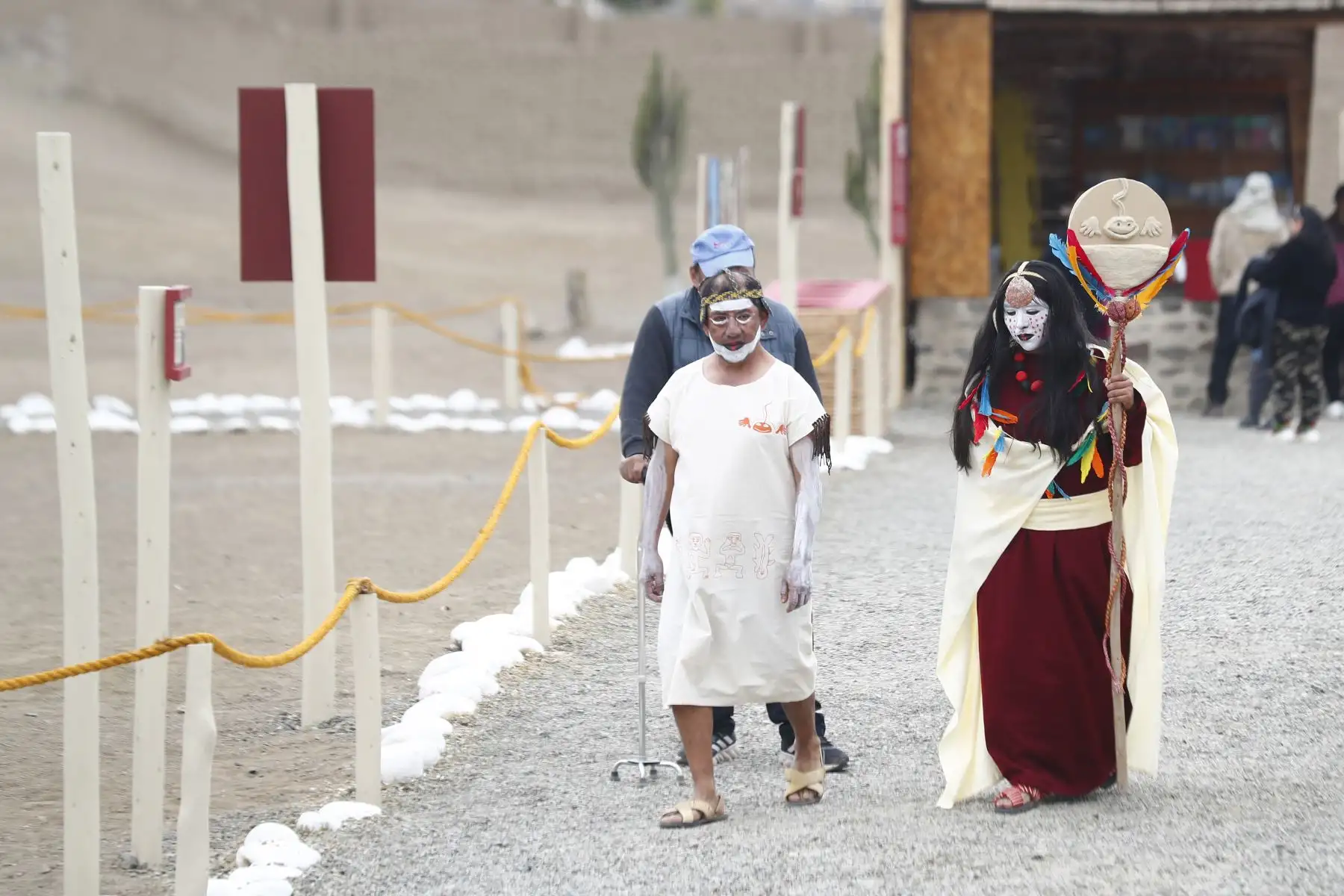 El Vichama Raymi, que conmemora los 17 años del inicio de las investigaciones y conservación del Sitio Arqueológico de Vichama, contó con diversos números artísticos como danzas tradicionales, música en vivo y desfile de caballos peruanos de paso, así como degustación de comidas típicas, entre otras actividades.
 Foto: ANDINA/Daniel Bracamonte