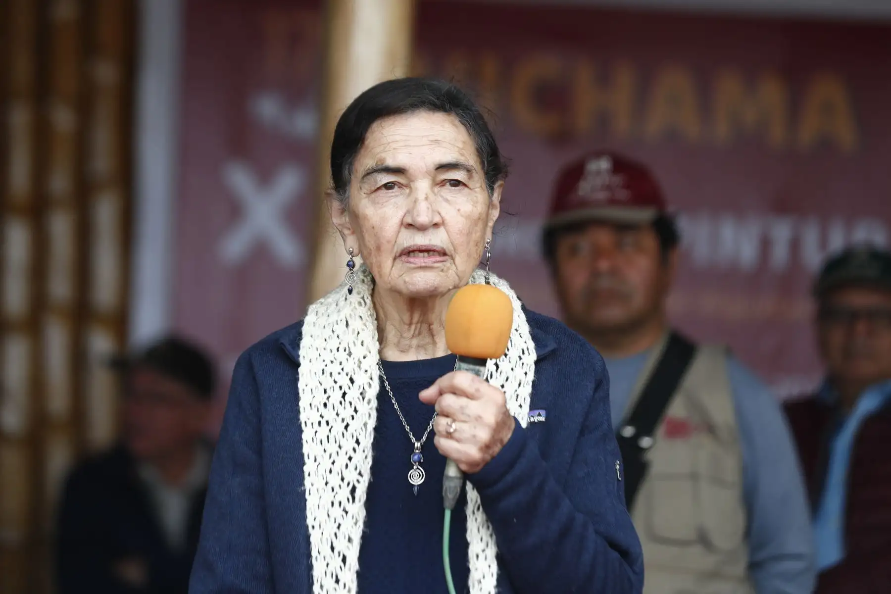 La directora de la Zona Arqueológica Caral, Ruth Shady Solís, acompañada de su equipo de arqueólogos y de autoridades distritales, provinciales y regionales de Lima, presidió el Vichama Raymi, conmemorando los 17 años del inicio de las investigaciones y conservación del Sitio Arqueológico de Vichama en Végueta. 
Foto: ANDINA/Daniel Bracamonte
