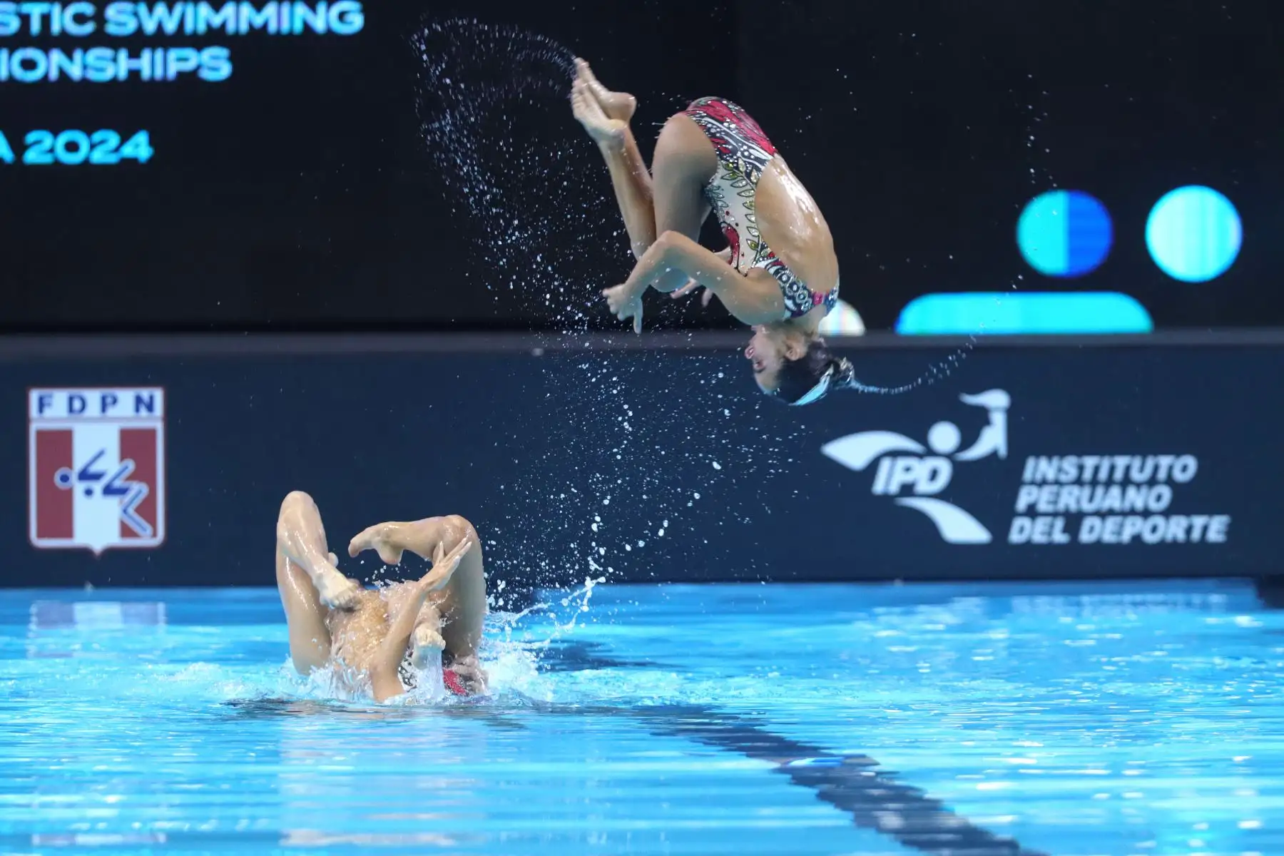 Mundial Junior de Natación Artística Lima 2024, que ha colocado a Perú en el centro de la atención internacional en medio de las múltiples competencias deportivas que se están desarrollando en el país.
Foto: ANDINA / Lino Chipana.