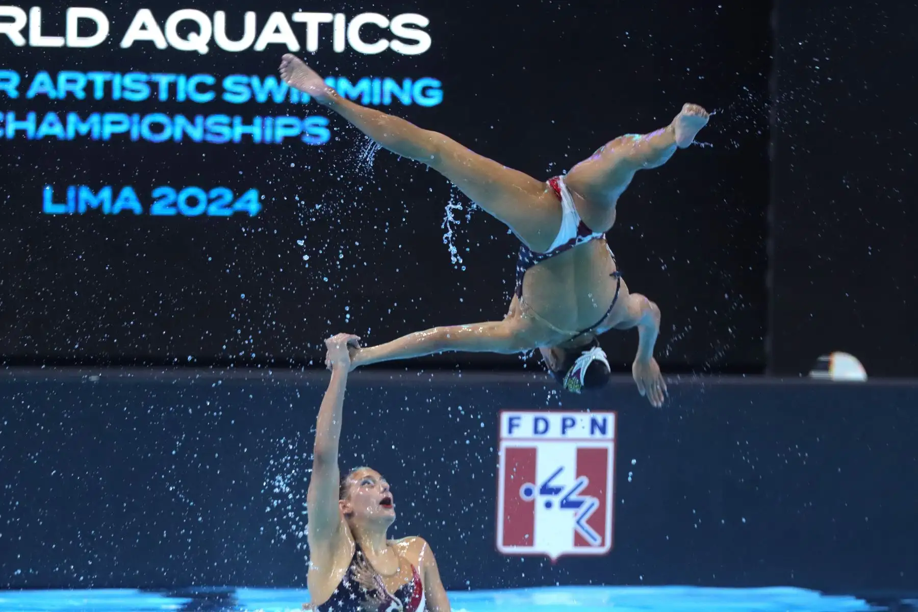 Mundial Junior de Natación Artística Lima 2024, que ha colocado a Perú en el centro de la atención internacional en medio de las múltiples competencias deportivas que se están desarrollando en el país.
Foto: ANDINA / Lino Chipana.