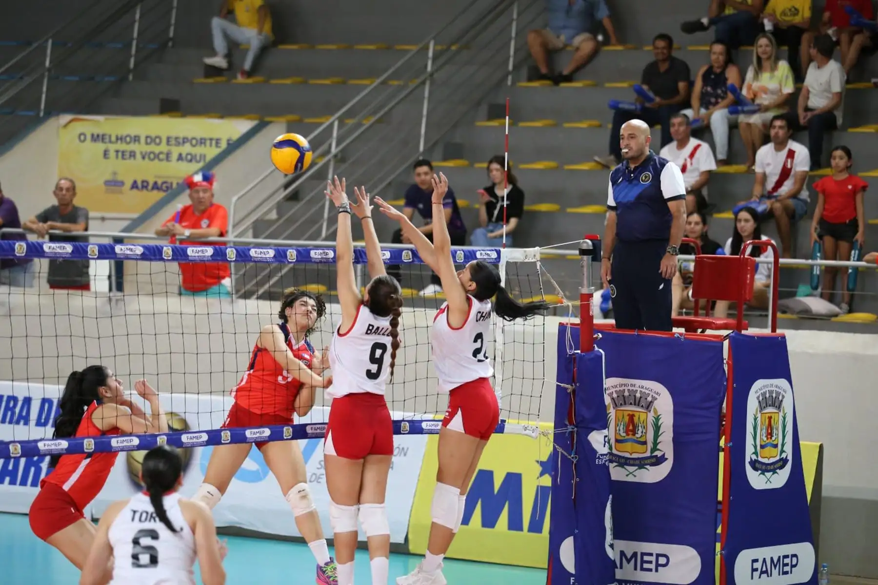 La selección femenina U19 de nuestro país, logró clasificar al Mundial de esta categoría y subir al podio del Sudamericano desarrollado en Brasil, al vencer categóricamente a Chile.
Foto: FPV