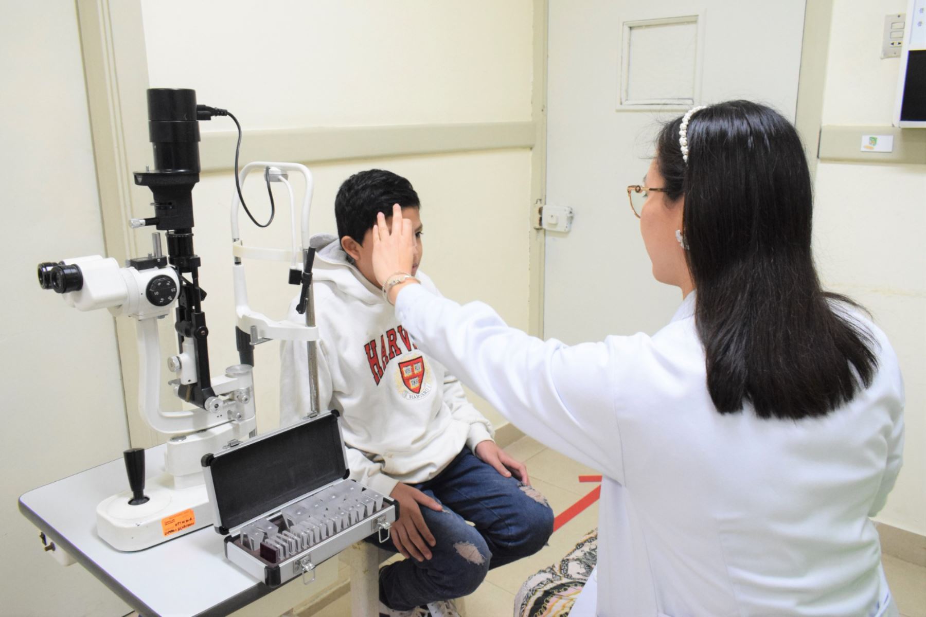 Niños con estrabismo deben ser operados rápido para evitar ‘ojo perezoso’. Foto: ANDINA/Difusión