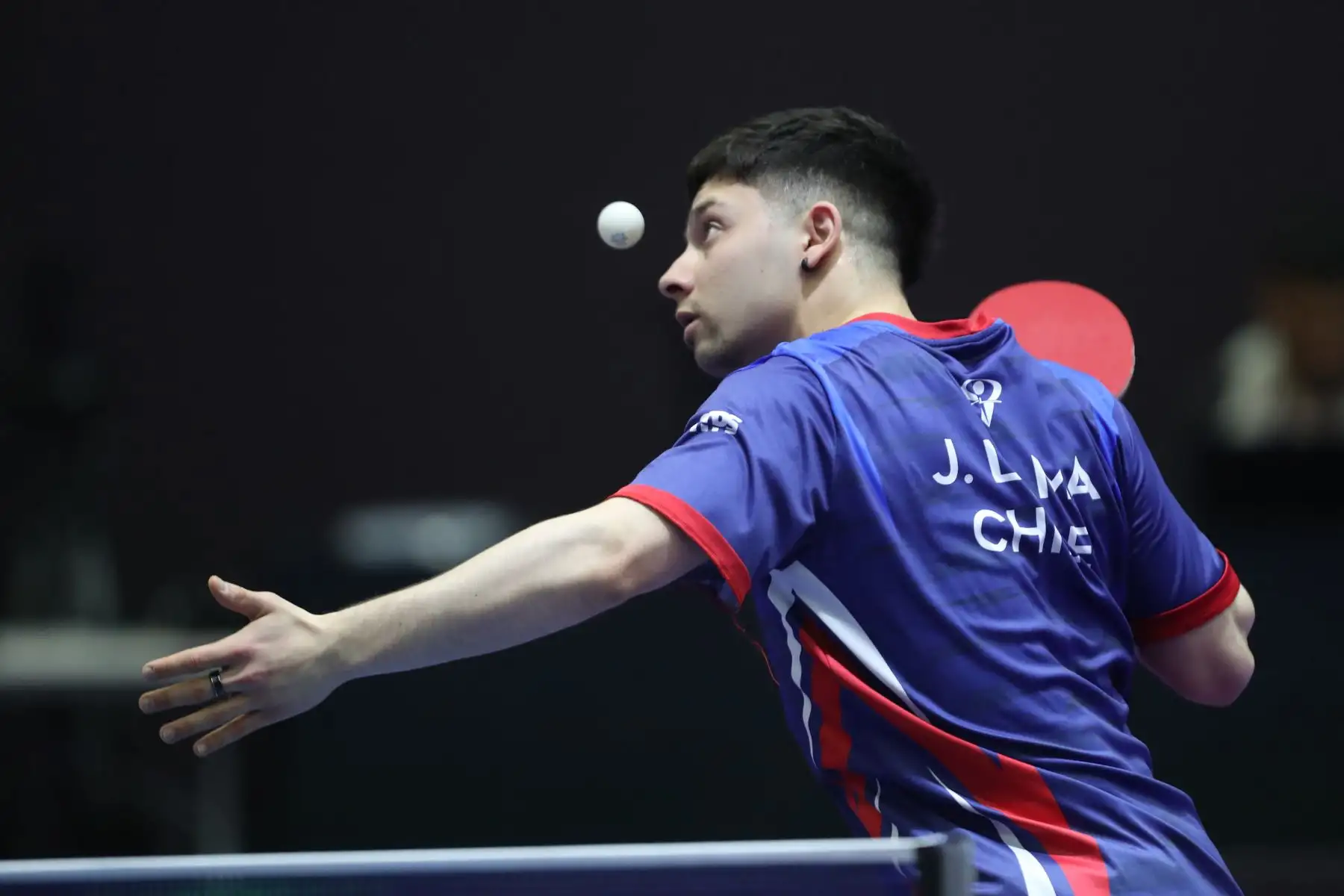 Los mejores tenismesistas juveniles del continente participan  en el Campeonato Panamericano Juvenil Lima 2024, el cual es clasificatorio al Mundial de la categoría que se realizará en noviembre en Suecia. En la imagen, Joshua Robayo 
(Ecuador) y Jaime Lama (Chile). Foto: ANDINA/Lino Chipana.