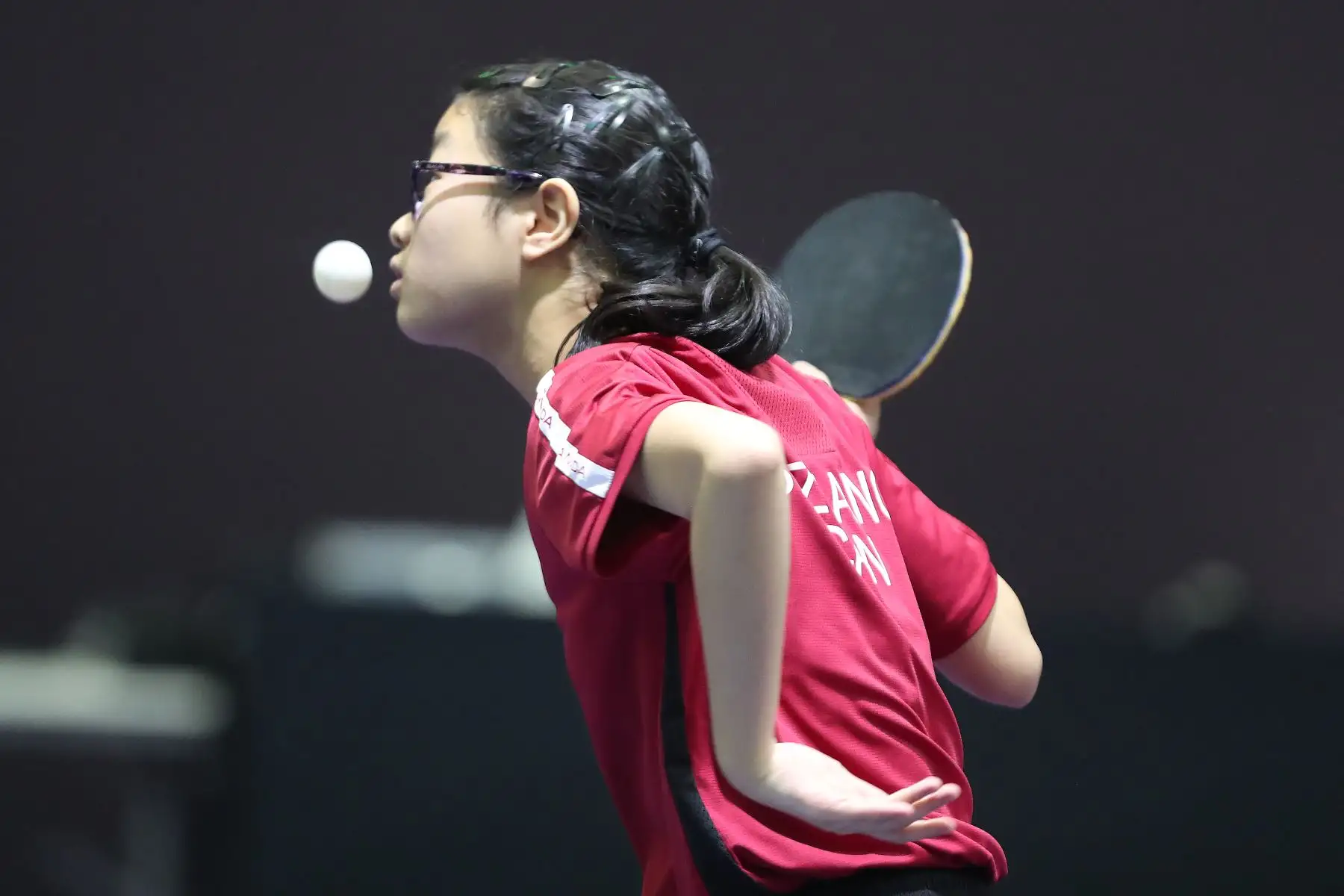 Sunny Zhang ( Canada).
Los mejores tenismesistas juveniles del continente participan  en el Campeonato Panamericano Juvenil Lima 2024, el cual es clasificatorio al Mundial de la categoría que se realizará en noviembre en Suecia.
Foto : ANDINA/ Lino Chipana.