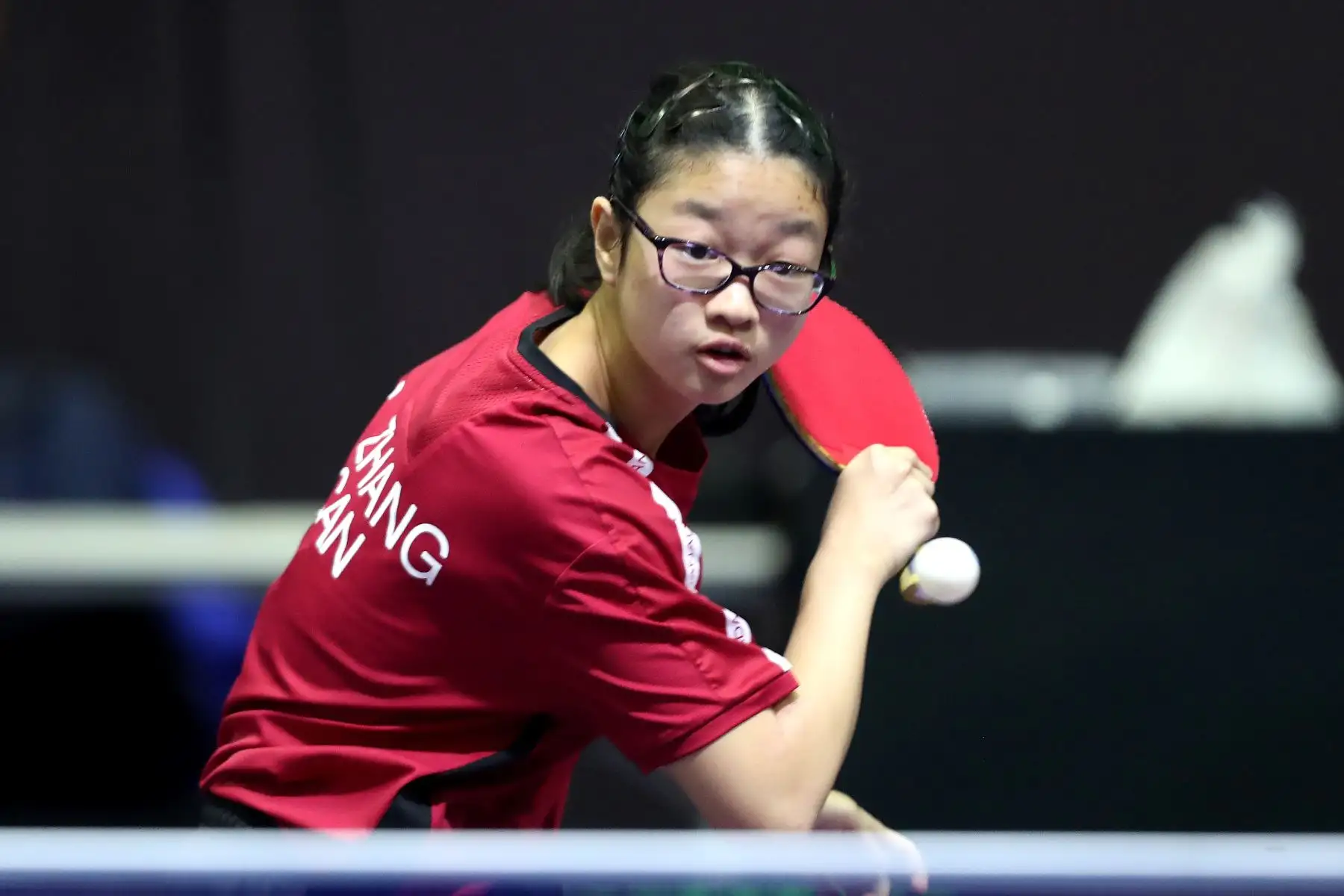 Sunny Zhang ( Canada).
Los mejores tenismesistas juveniles del continente participan  en el Campeonato Panamericano Juvenil Lima 2024, el cual es clasificatorio al Mundial de la categoría que se realizará en noviembre en Suecia.
Foto : ANDINA/ Lino Chipana.