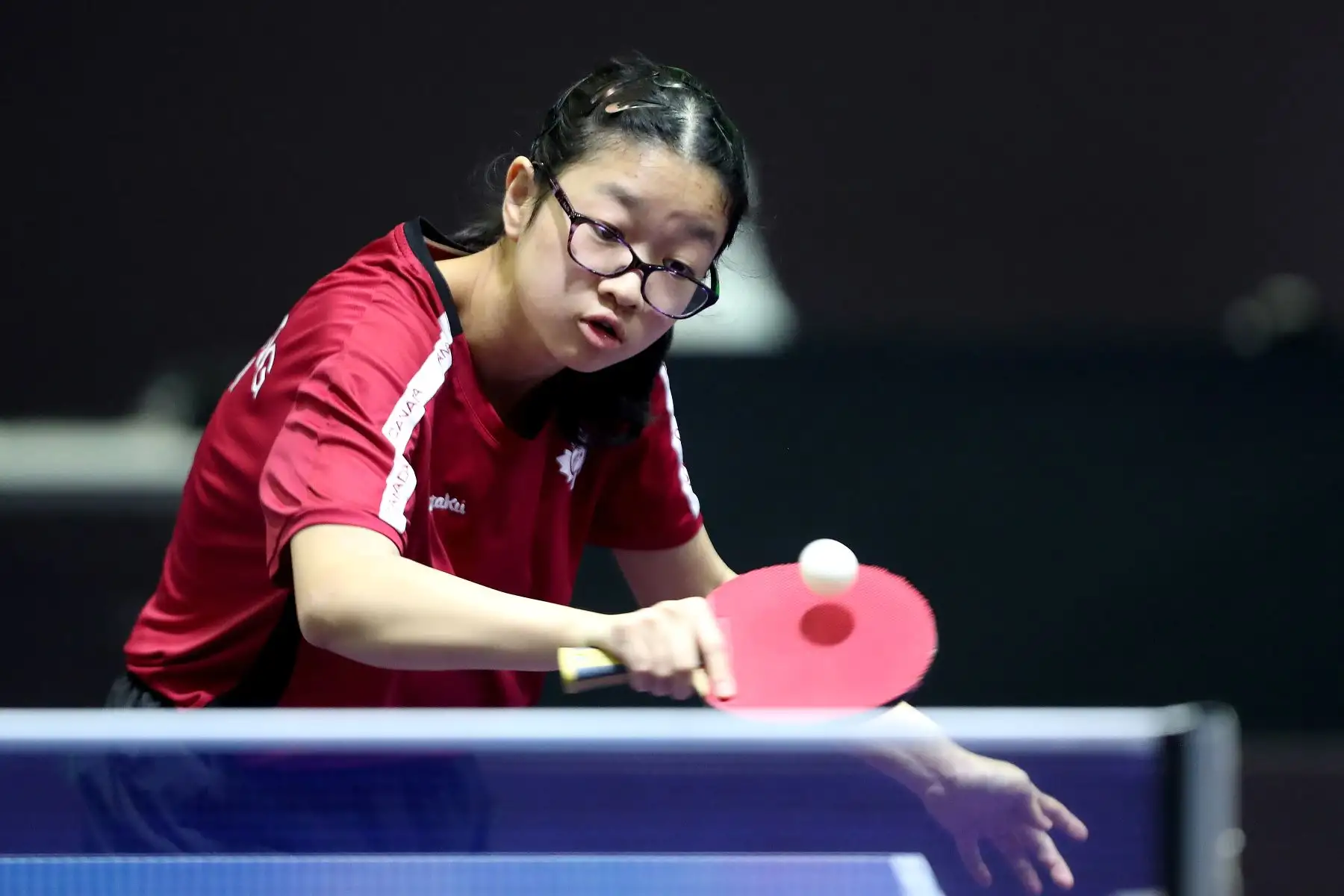 Sunny Zhang ( Canada).
Los mejores tenismesistas juveniles del continente participan  en el Campeonato Panamericano Juvenil Lima 2024, el cual es clasificatorio al Mundial de la categoría que se realizará en noviembre en Suecia.
Foto : ANDINA/ Lino Chipana.