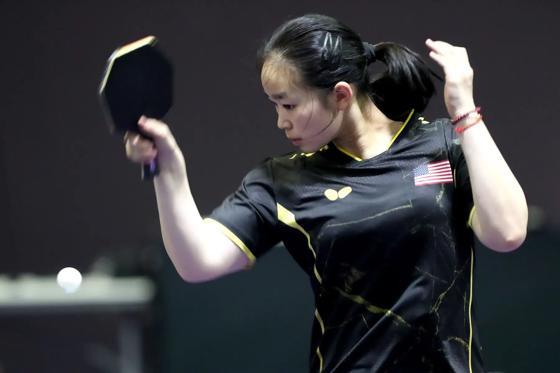 Mady Yu ( Estados Unidos).
Los mejores tenismesistas juveniles del continente participan  en el Campeonato Panamericano Juvenil Lima 2024, el cual es clasificatorio al Mundial de la categoría que se realizará en noviembre en Suecia.
Foto : ANDINA/ Lino Chipana.