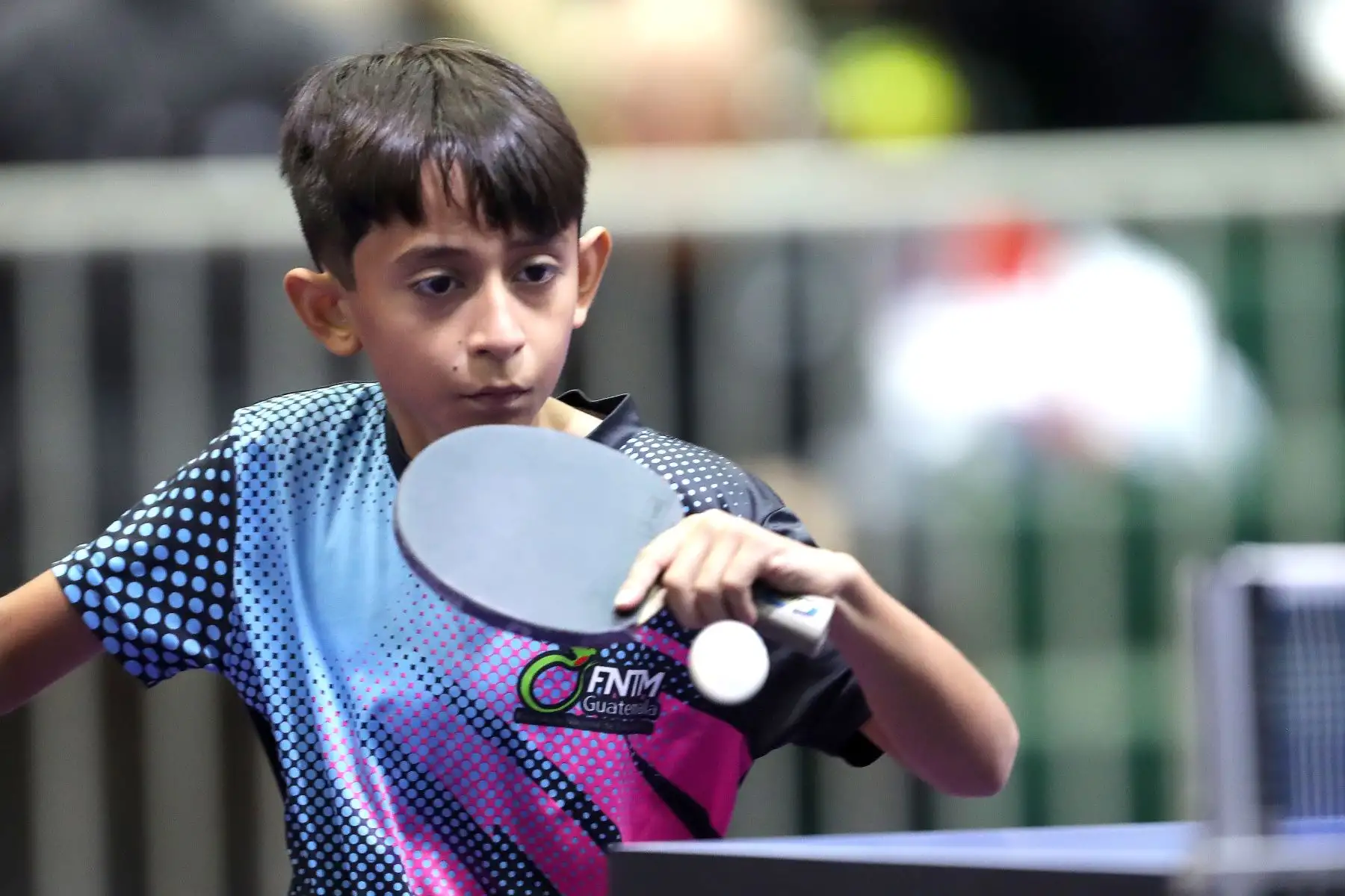 Joseph Ruiz (Guatemala)
Los mejores tenismesistas juveniles del continente participan  en el Campeonato Panamericano Juvenil Lima 2024, el cual es clasificatorio al Mundial de la categoría que se realizará en noviembre en Suecia.
Foto : ANDINA/ Lino Chipana.