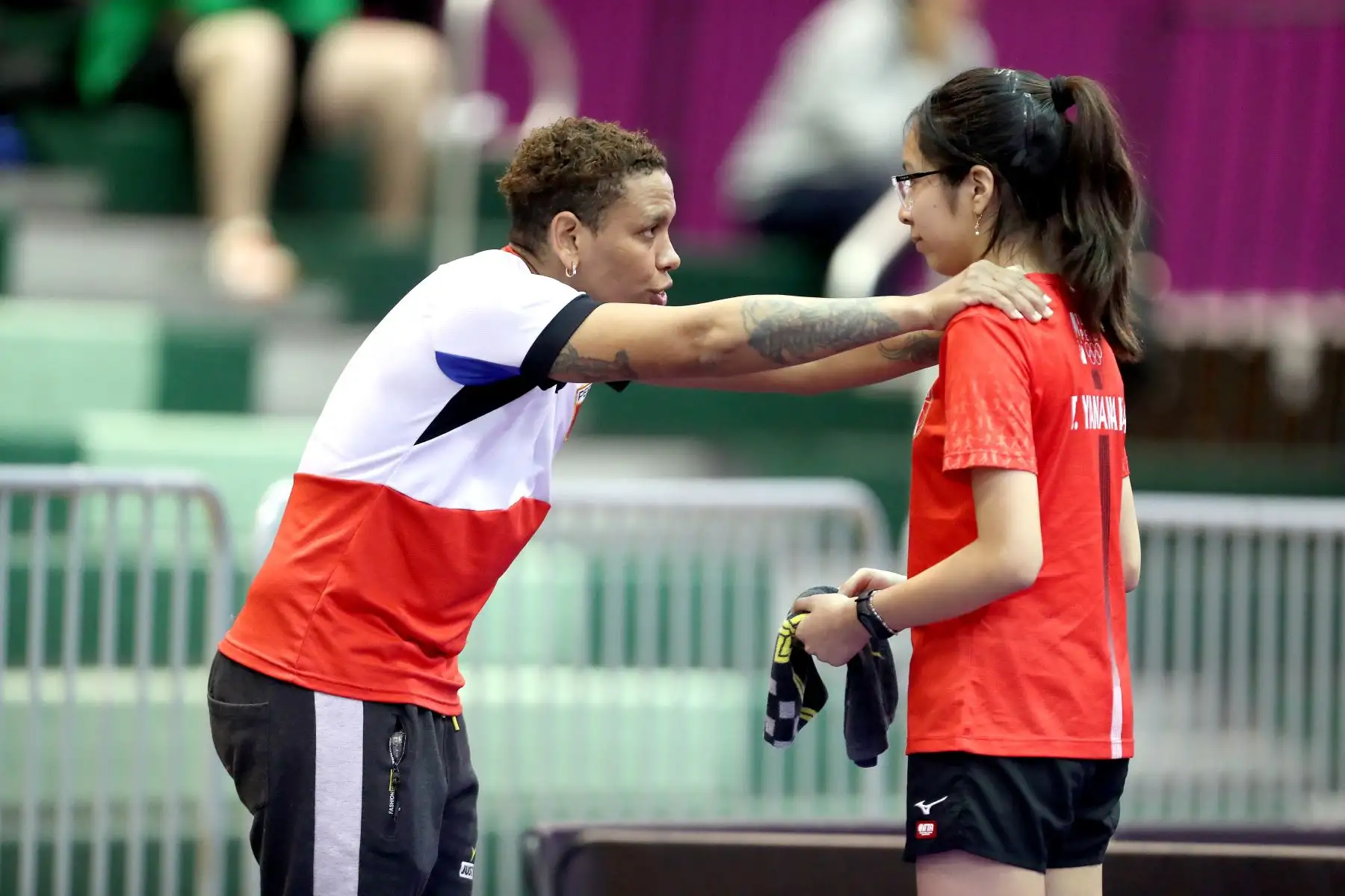 Erika Yamanaka ( Perú).
Los mejores tenismesistas juveniles del continente participan  en el Campeonato Panamericano Juvenil Lima 2024, el cual es clasificatorio al Mundial de la categoría que se realizará en noviembre en Suecia.
Foto : ANDINA/ Lino Chipana.