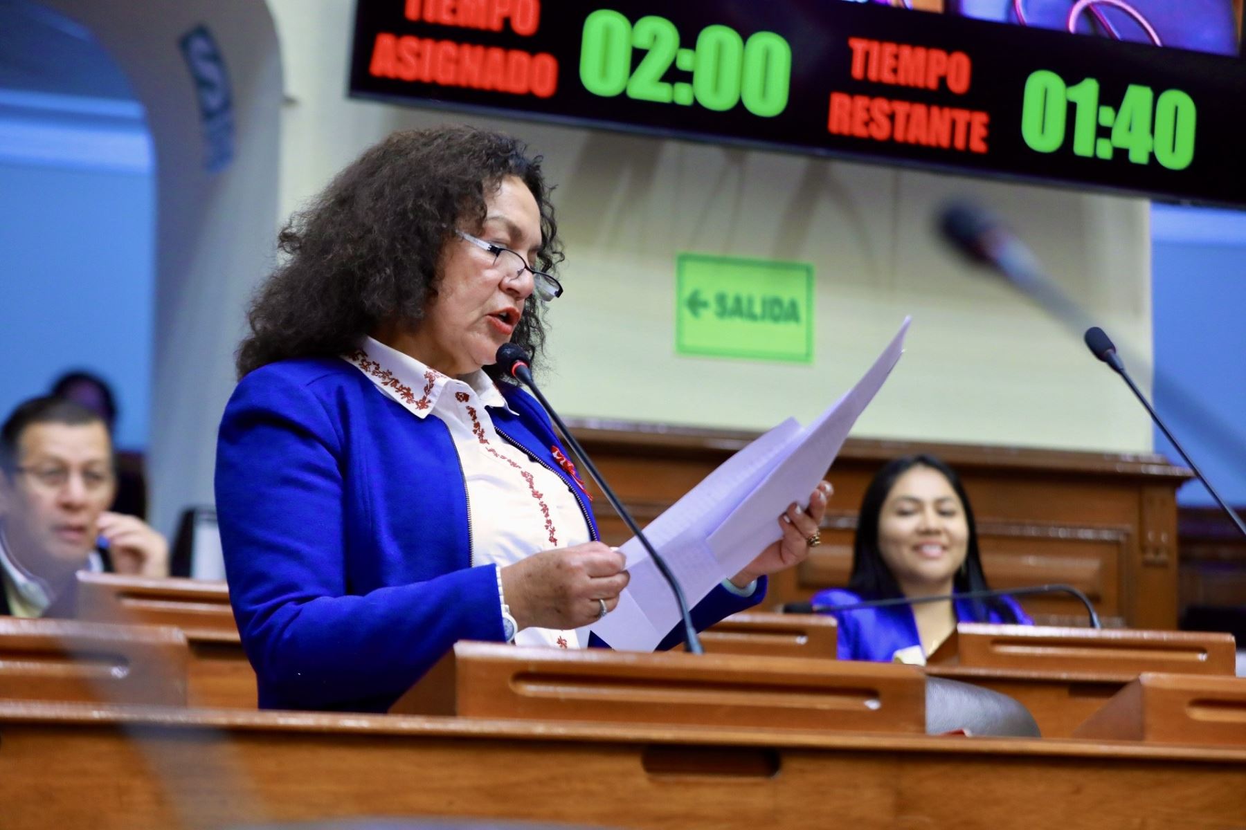 Congresista María Acuña (APP) presidirá la Subcomisión de Acusaciones Constitucionales.