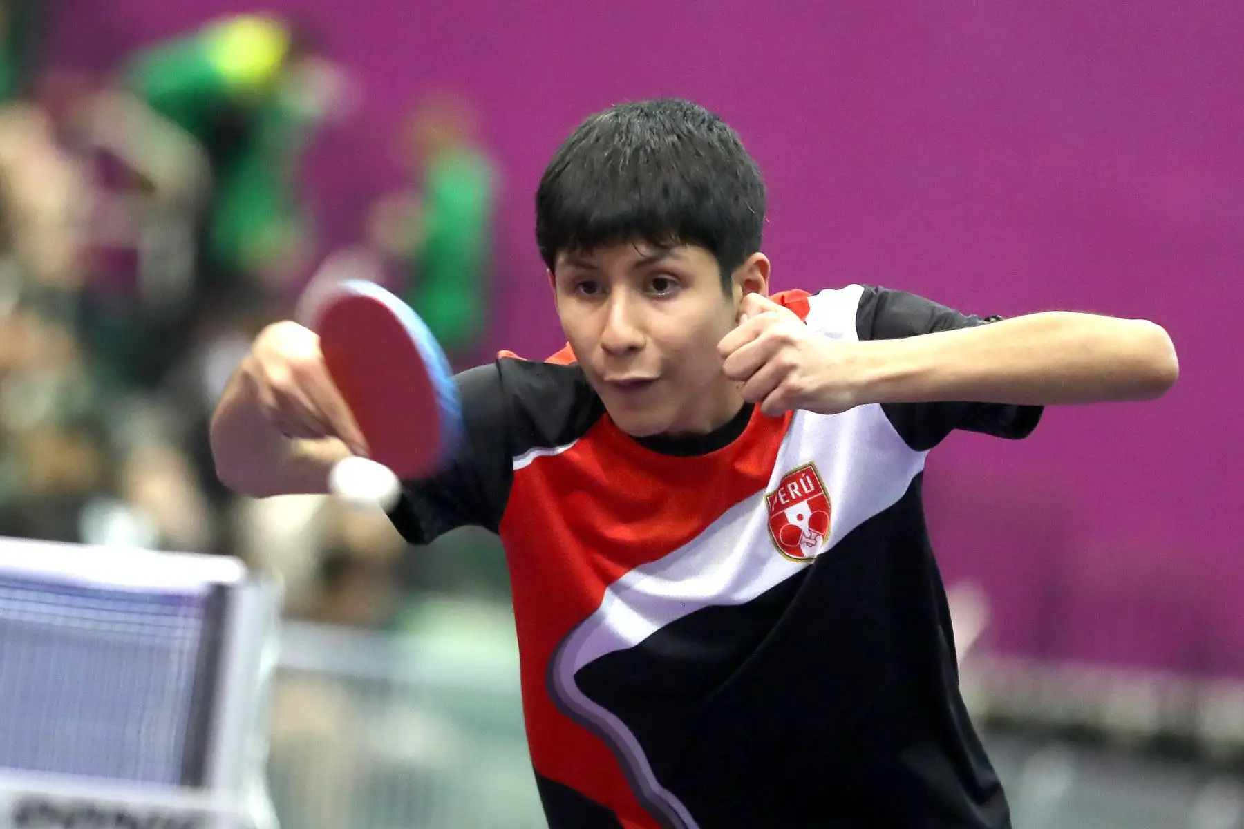 André Ventosilla ( Perú )
Los mejores tenismesistas juveniles del continente participan  en el Campeonato Panamericano Juvenil Lima 2024, el cual es clasificatorio al Mundial de la categoría que se realizará en noviembre en Suecia.
Foto : ANDINA/ Lino Chipana.