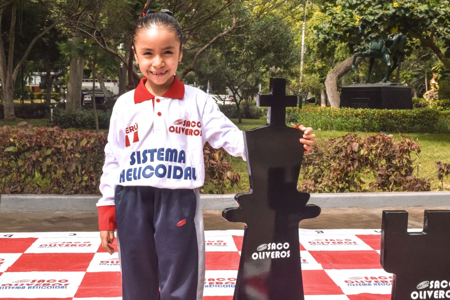 Niña de 6 años se corona tricampeona nacional de ajedrez. Foto:ANDINA/Difusión