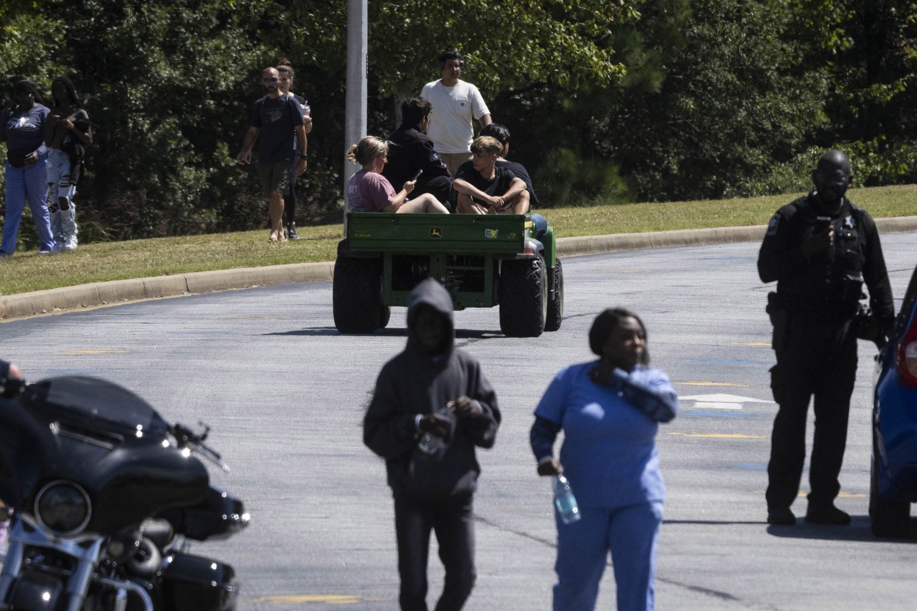 En setiembre pasado se registró otro tiroteo en la escuela secundaria Apalachee en Winder, Georgia. Foto: AFP