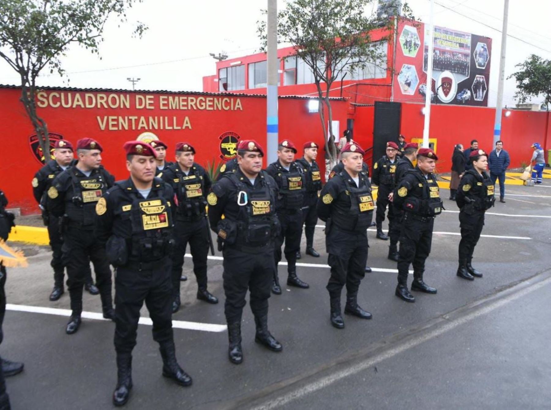 Nueva base del Escuadrón de Emergencia en Ventanilla. Foto: ANDINA/difusión.