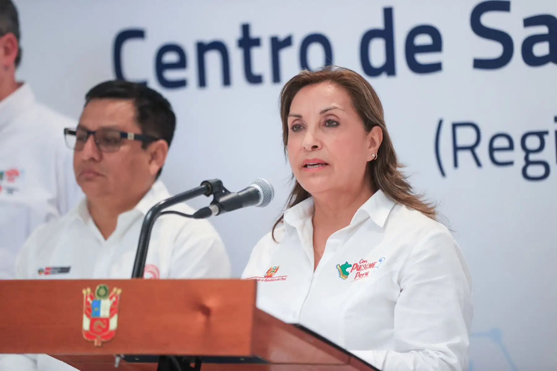 La presidenta de la República, Dina Ercilia Boluarte Zegarra, inauguró la nueva infraestructura del Centro de Salud Castilla I-4 en la región Piura, en donde estuvieron presente ministros de Estado, autoridades locales y personal de salud. Foto: ANDINA/Presidencia