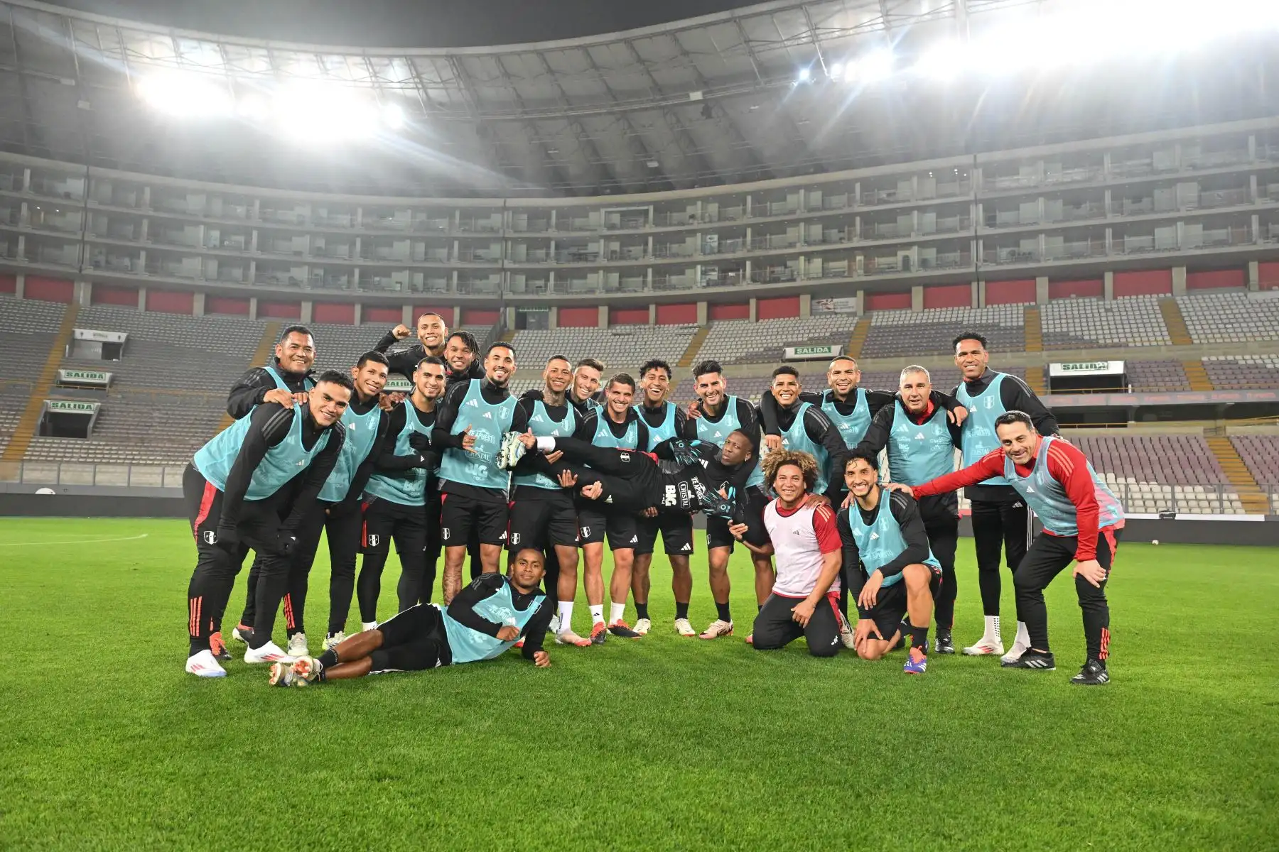 Selección Peruana realizan entrenamientos en la Videna FPF de San Luis con miras a las fechas 7 y 8 de las Clasificatorias al Mundial 2026. Foto: FPF