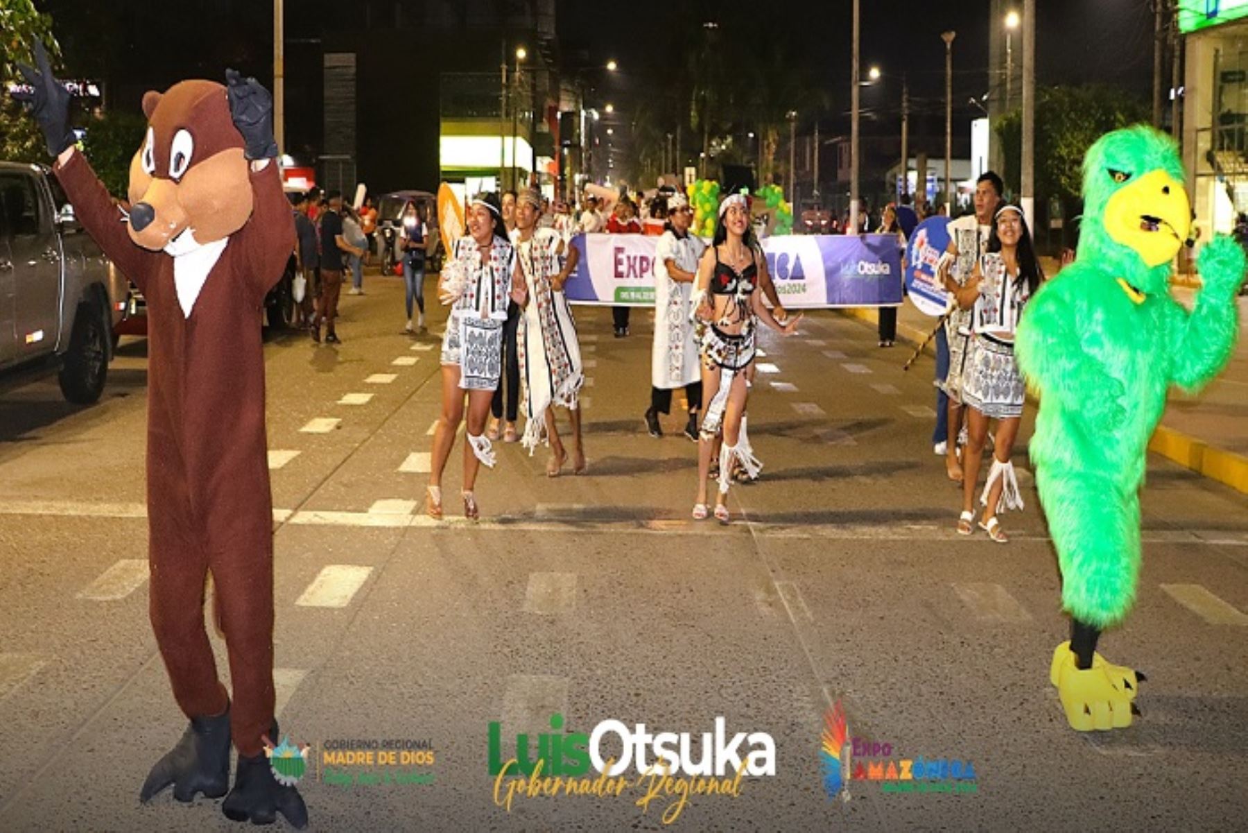 Los pasacalles continuarán todos los días y se replicarán en las provincias y distritos de Madre de Dios.