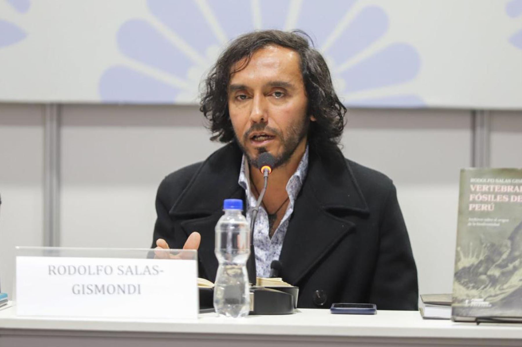 Paleontólogo peruano Rodolfo Salas-Gismondi, autor del libro “Vertebrados fósiles del Perú: archivos sobre el origen de la biodiversidad”. Foto: ANDINA/UPCH