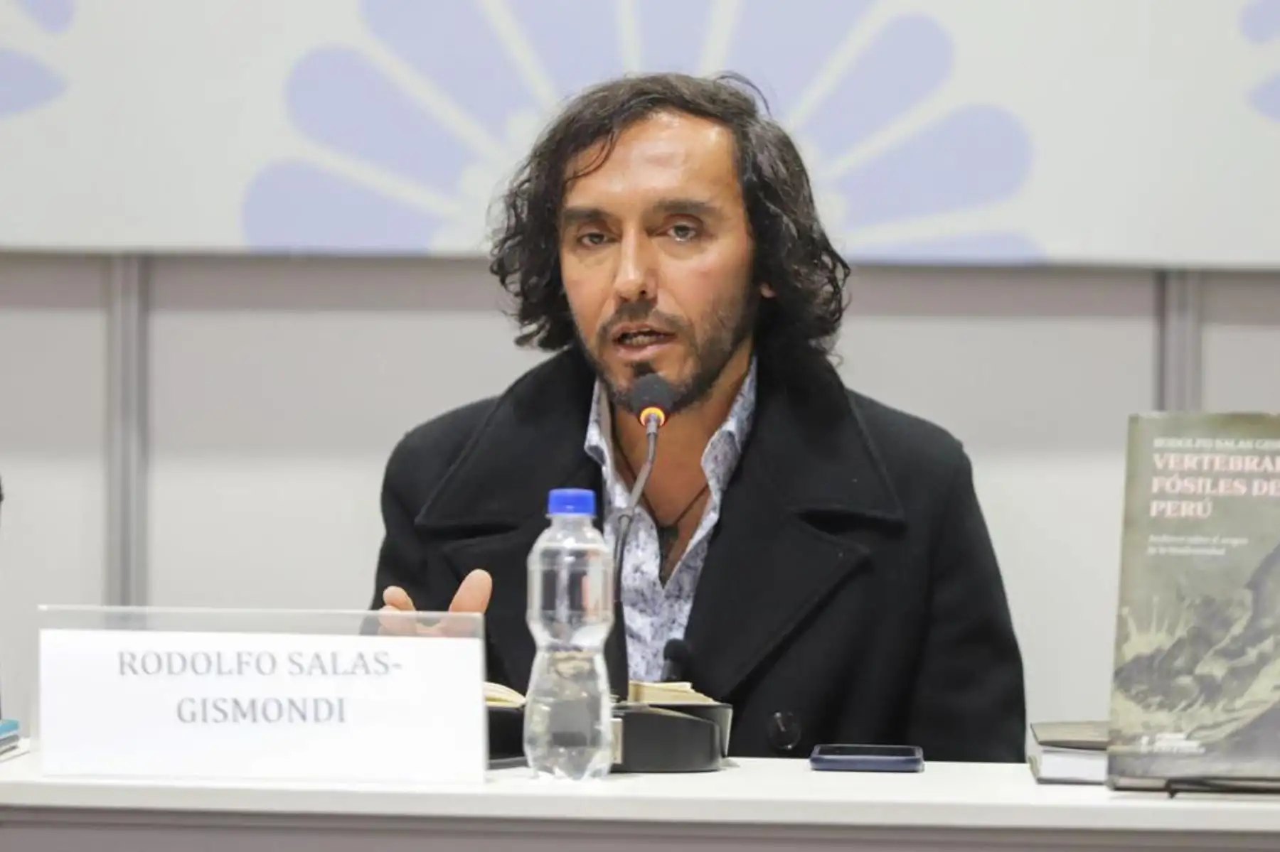 Paleontólogo peruano Rodolfo Salas-Gismondi, autor del libro “Vertebrados fósiles del Perú: archivos sobre el origen de la biodiversidad”. Foto: ANDINA/UPCH