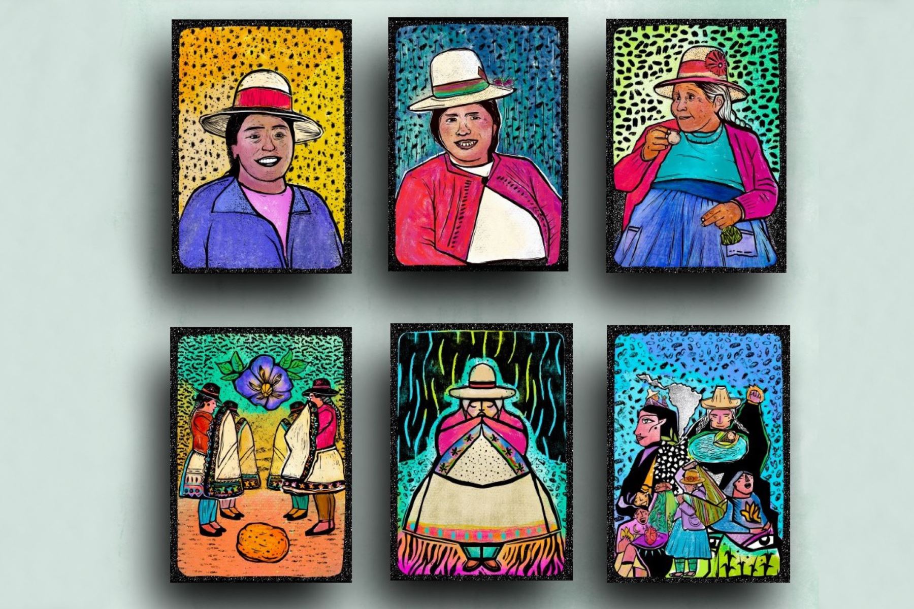 ‘Wankas siempre vivas’, obra de Gabriela Koc en la exposición ‘Derecho de vida’. Foto: Cortesía CCE.