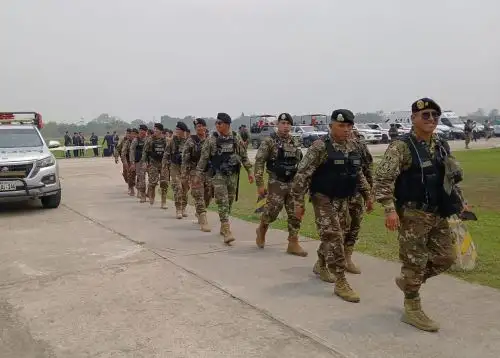 Policía Nacional moviliza 1,500 agentes para garantizar seguridad en Pucallpa durante el Foro APEC 2024.