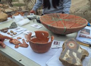 Las evidencias arqueológicas descubiertas en la huaca Mochan revelarían la presencia de la cultura Moche en el valle de Virú, región La Libertad. Foto: Luis Puell