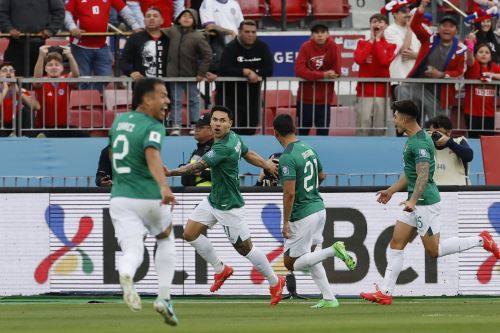 Chile vs Bolivia  juegan por la fecha 8  de las  Eliminatorias sudamericanas 2026 en Santiago