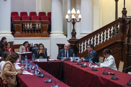 Ministro de Vivienda, Construcción y Saneamiento, Durich Whittembury, expone en el Congreso su plan de trabajo. Foto: Cortesía.