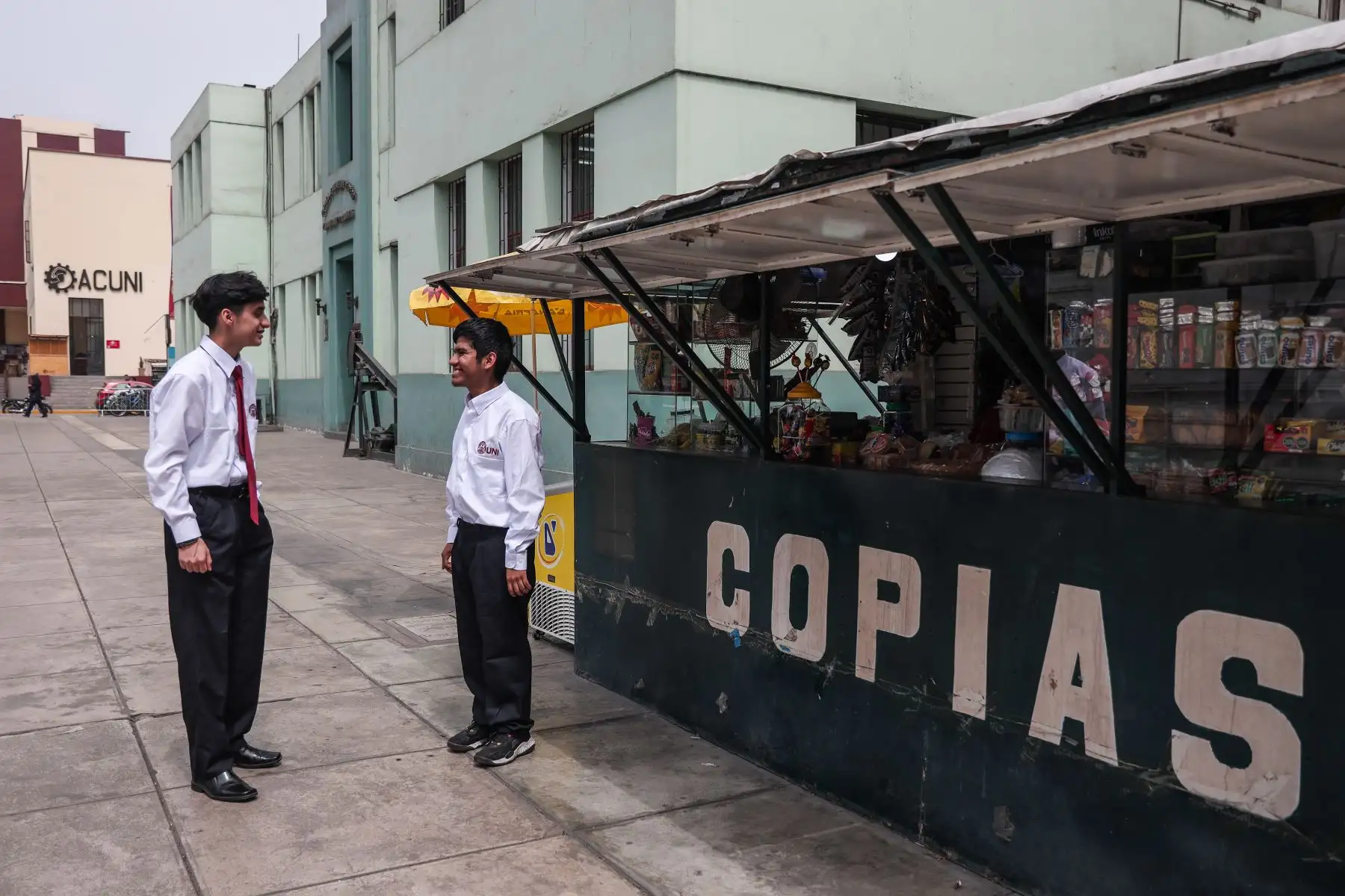 Ellos son los jóvenes peruanos que alcanzaron los primeros puestos del examen de admisión 2024-2 de la Universidad Nacional de Ingeniería (UNI). Foto: ANDINA/ Connie Calderon