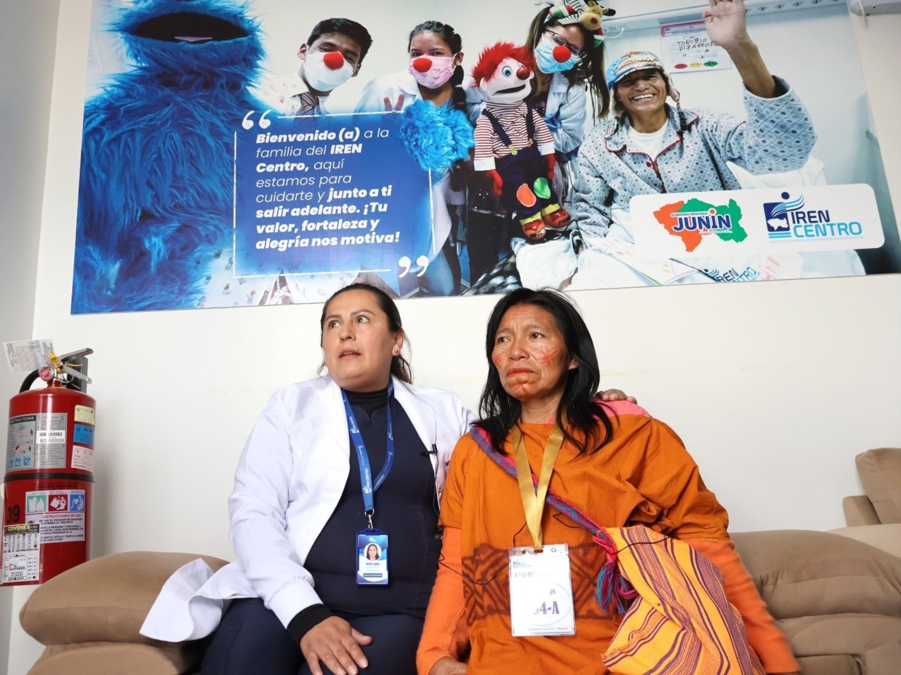 IREN Centro de Huancayo ofrece casa refugio y alimentación a familia nativa durante tratamiento oncológico. ANDINA/Difusión