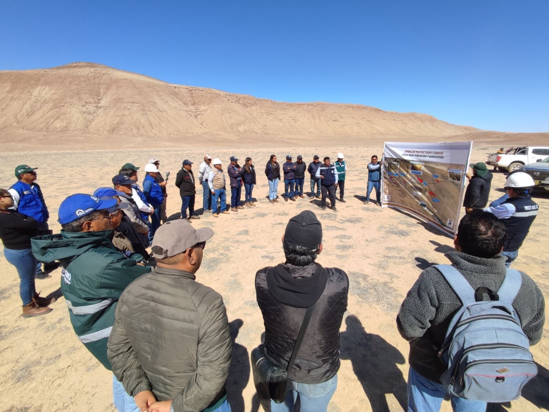 En Tacna acordaron la construcción de un embalse que permite ampliar la capacidad de almacenamiento de agua en el valle Sama y permitirá asegurar el abastecimiento de agua en la ciudad heroica. ANDINA/Difusión