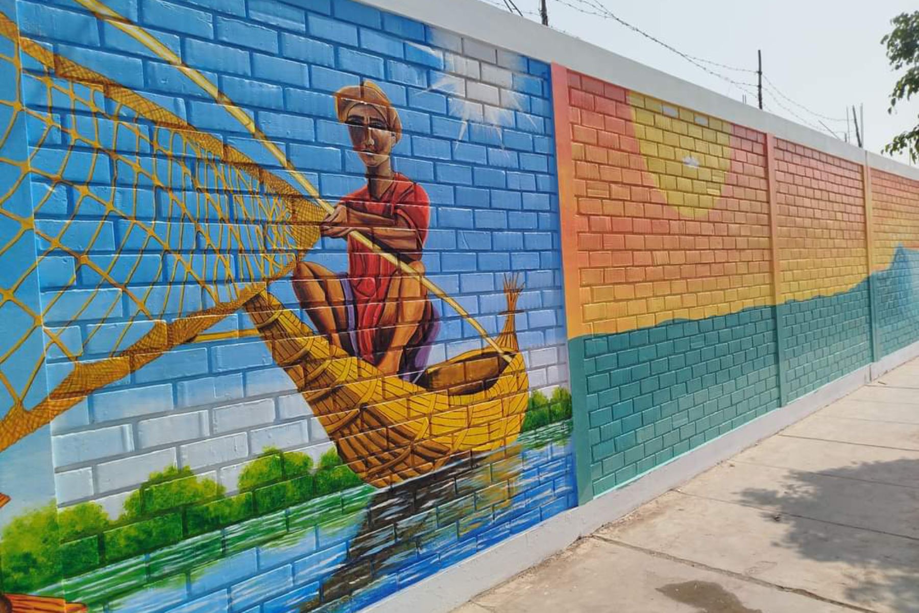 La finalidad es que el arte se "apodere" de la ciudad y del espacio público de Chiclayo. Foto: ANDINA/Difusión