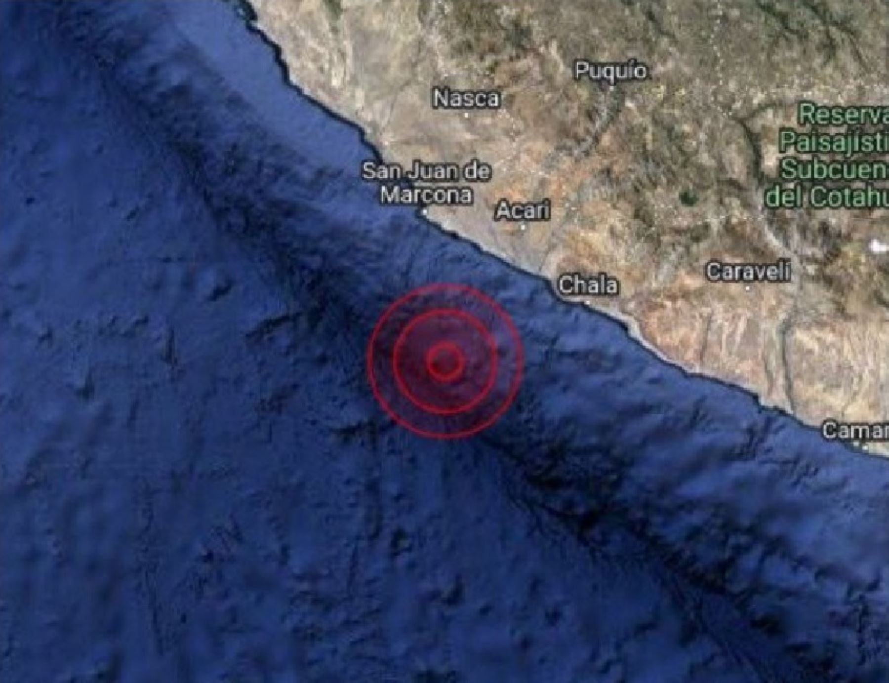 Un temblor de magnitud 4.4 se produjo esta madrugada en Arequipa. El epicentro se localizó cerca de la localidad de Lomas.