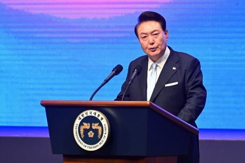 Yoon Suk-yeol, presidente de Corea del Sur. Foto: AFP