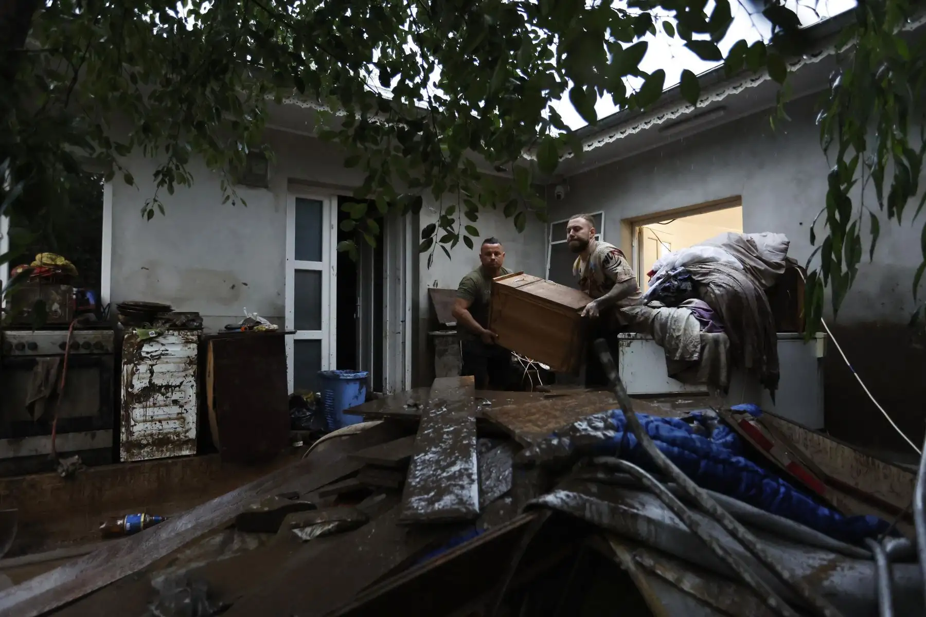"Vivo aquí desde hace 16 años y nunca había visto inundaciones como ésta", contó la austriaca Judith Dickson a la radio ORF. Foto: EFE