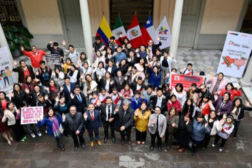 Veinte jóvenes voluntarios de los países miembros de la Alianza del Pacífico (Chile, Colombia, México y Perú) participarán presencialmente en las actividades del proyecto. ANDINA/ Ministerio de Relaciones Exteriores.