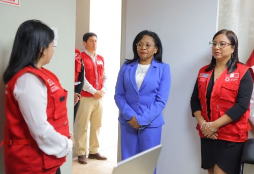 La ministra de la Mujer, Teresa Hernández, participó en Chiclayo del lanzamiento de la “Gran campaña masiva de sensibilización y prevención contra la violencia hacia la mujer".