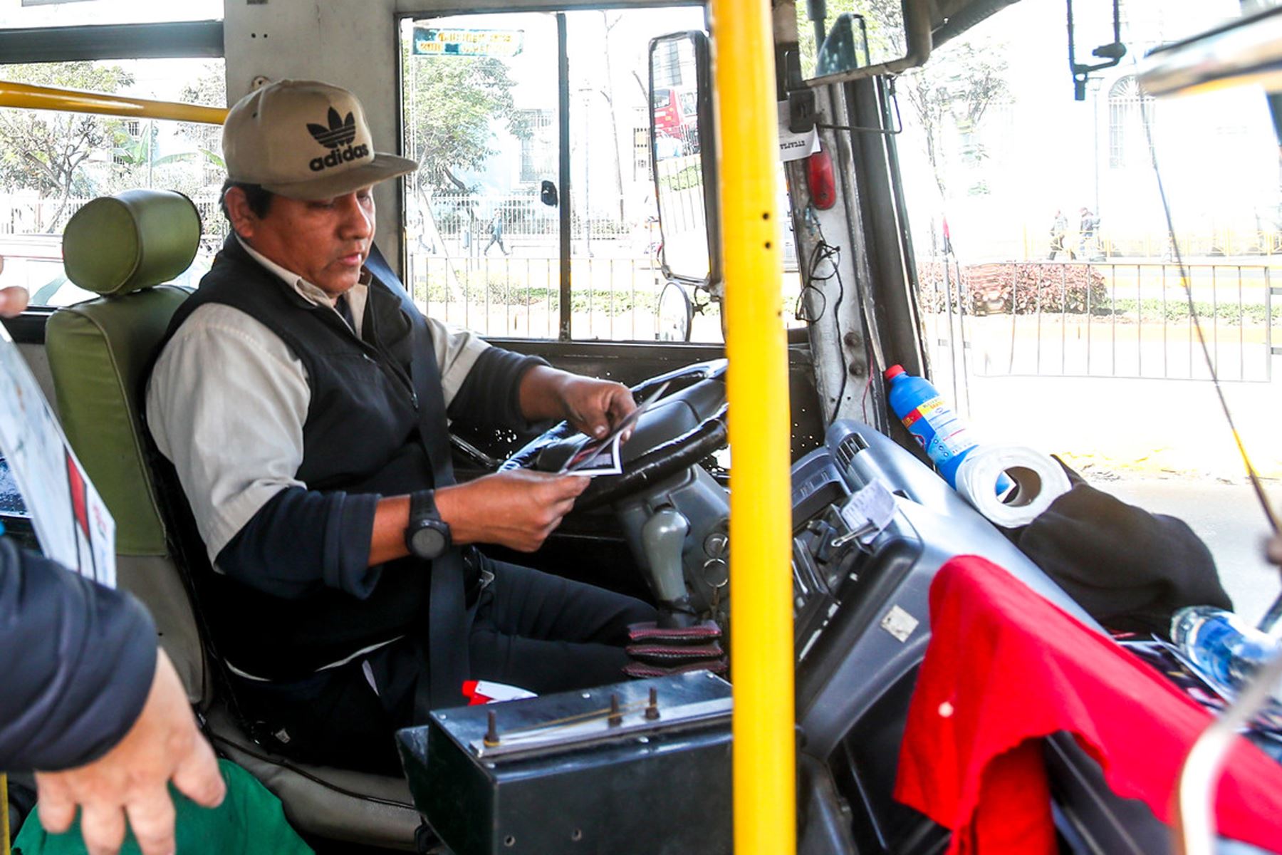 Los choferes de diversas empresas de transporte están expuestos a las extorsiones del crimen organizado. ANDINA/ ATU.